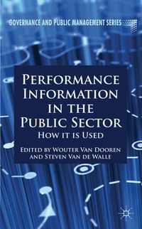 Produktbild: Performance Information in the Public Sector
