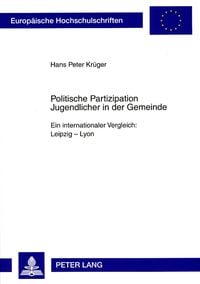 Produktbild: Politische Partizipation Jugendlicher in der Gemeinde
