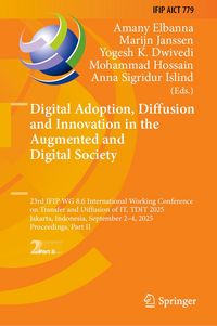 Produktbild: Digital Adoption, Diffusion and Innovation in the Augmented and Digital Society