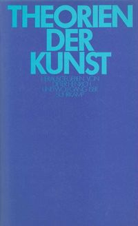 Bild vom Artikel Theorien der Kunst vom Autor Dieter Henrich