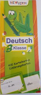 Karteikartenbox Deutsch, Klasse 3