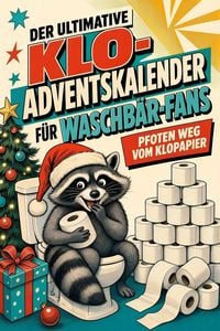Produktbild: Der ultimative Klo-Adventskalender f&uuml;r Waschb&auml;r-Fans