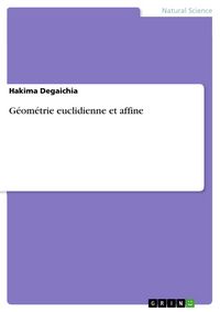 Produktbild: G&eacute;om&eacute;trie euclidienne et affine