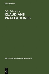 Produktbild: Claudians praefationes