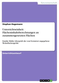 Produktbild: Unterrichtseinheit: Fl&auml;cheninhaltsberechnungen an zusammengesetzten Fl&auml;chen