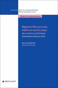 Produktbild: R&egrave;glement DSA 2022-2065 relatif &agrave; un march&eacute; unique des services