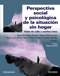 Produktbild: Perspectiva social y psicol&oacute;gica de la situaci&oacute;n sin hogar