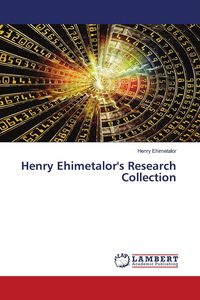 Produktbild: Henry Ehimetalor's Research Collection