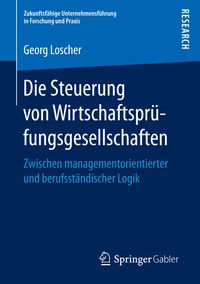 Produktbild: Die Steuerung von Wirtschaftspr&uuml;fungsgesellschaften