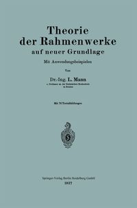 Produktbild: Theorie der Rahmenwerke auf neuer Grundlage