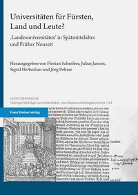 Produktbild: Universit&auml;ten f&uuml;r F&uuml;rsten, Land und Leute?