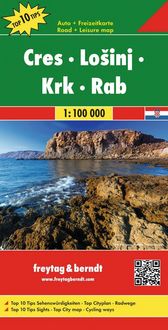 Produktbild: Freytag & berndt Stra&szlig;enkarte Cres - Lo&iquest;inj - Krk - Rab 1:100.000
