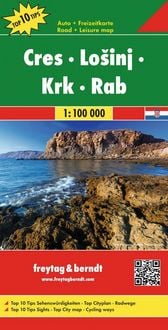 Produktbild: Freytag & berndt Stra&szlig;enkarte Cres - Lo&iquest;inj - Krk - Rab 1:100.000