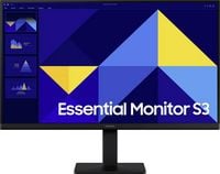 Produktbild: Samsung Essential Monitor S3 LS27D304GAUxen LED-Monitor EEK D 1920 x 1080 Pixel 16:9 5 ms HDMI&reg;, VGA IPS LED