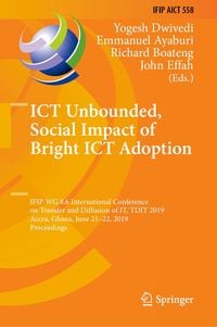 Produktbild: ICT Unbounded, Social Impact of Bright ICT Adoption