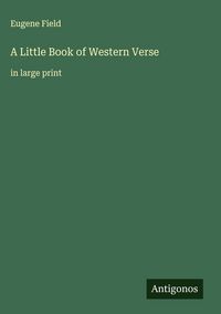 Produktbild: A Little Book of Western Verse
