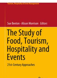 Produktbild: The Study of Food, Tourism, Hospitality and Events