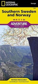 Produktbild: Southern Sweden and Norway Map