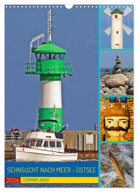 Produktbild: Sehnsucht nach Meer - Ostsee (Wandkalender 2026 DIN A3 hoch), CALVENDO Monatskalender