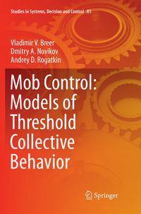 Produktbild: Mob Control: Models of Threshold Collective Behavior