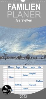 Produktbild: Familienplaner Gerstetten (Wandkalender 2022 , 21 cm x 45 cm, hoch)