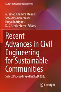 Produktbild: Recent Advances in Civil Engineering for Sustainable Communities
