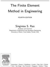 Produktbild: The Finite Element Method in Engineering