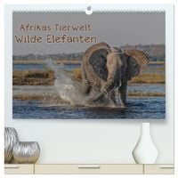 Produktbild: Afrikas Tierwelt - Wilde Elefanten (hochwertiger Premium Wandkalender 2027 DIN A2 quer), Kunstdruck in Hochglanz