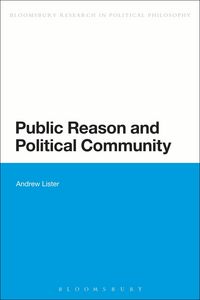 Produktbild: Public Reason and Political Community
