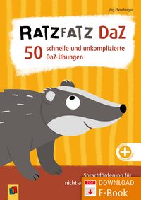 Produktbild: Ratzfatz DaZ - 50 schnelle und unkomplizierte DaZ-&Uuml;bungen