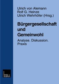 Produktbild: B&uuml;rgergesellschaft und Gemeinwohl