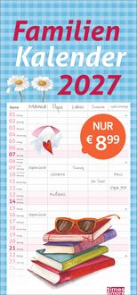 Produktbild: times&more Schaffner Familienplaner 2027