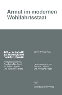 Produktbild: Armut im modernen Wohlfahrtsstaat