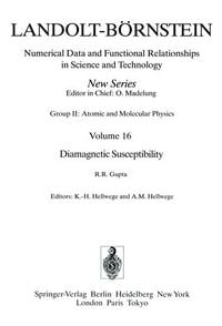 Produktbild: Diamagnetic Susceptibility / Diamagnetische Suszeptibilit&auml;t