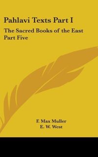 Produktbild: Pahlavi Texts Part I