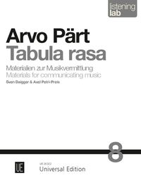 Bild vom Artikel Petri-Preis, A: Arvo Pärt: Tabula rasa vom Autor 