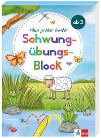 Produktbild: Mein gro&szlig;er bunter Schwung&uuml;bungs-Block ab 3 Jahren