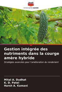 Produktbild: Gestion int&eacute;gr&eacute;e des nutriments dans la courge am&egrave;re hybride