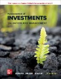 Produktbild: Jordan, B: Fundamentals of Investments: Valuation
