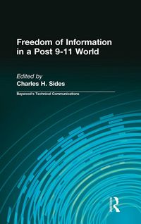 Produktbild: Freedom of Information in a Post 9-11 World