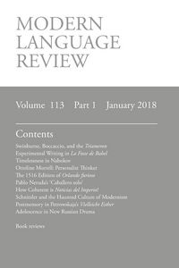 Produktbild: Modern Language Review (113