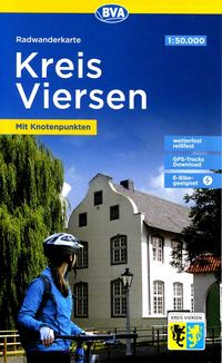 Bild vom Artikel Radwanderkarte BVA Kreis Viersen mit Knotenpunkten, 1:50.000, reiß- und wetterfest, GPS-Tracks Download, E-Bike-geeignet vom Autor BVA BikeMedia GmbH