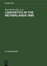 Produktbild: Linguistics in the Netherlands 1985