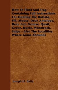 Produktbild: How to Hunt and Trap