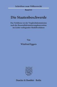 Produktbild: Die Staatenbeschwerde.