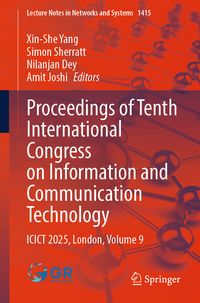 Produktbild: Proceedings of Tenth International Congress on Information and Communication Technology