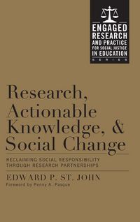 Produktbild: Research, Actionable Knowledge, and Social Change