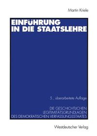 Produktbild: Einf&uuml;hrung in die Staatslehre