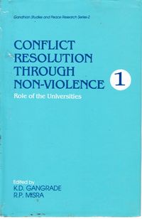 Produktbild: Conflict Resolution through Non-Violence: Role of the Universities