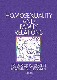 Produktbild: Homosexuality and Family Relations